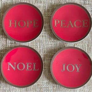 Holiday Appetizer Melamine Plates